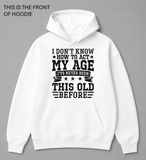 BDG Graphic Hoodie - I Don't know how to act my age
