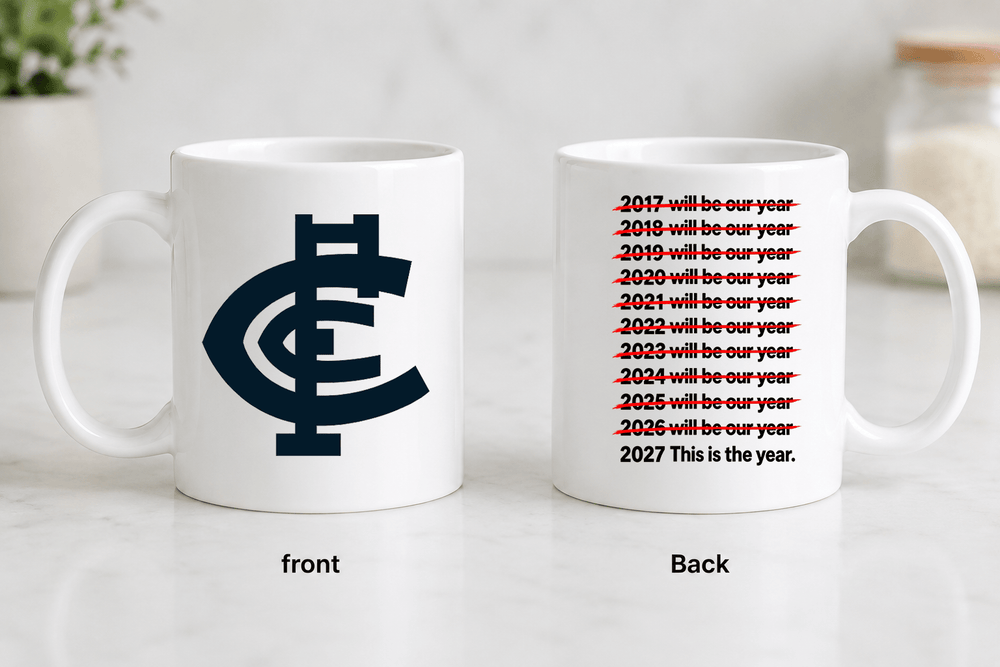 AFL 11oz Mug – Will Be Our Year | Built Different Goods - Built Different Goods
