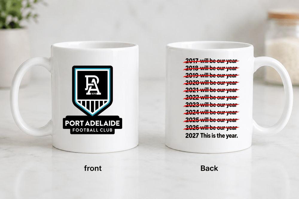 AFL 11oz Mug – Will Be Our Year | Built Different Goods - Built Different Goods