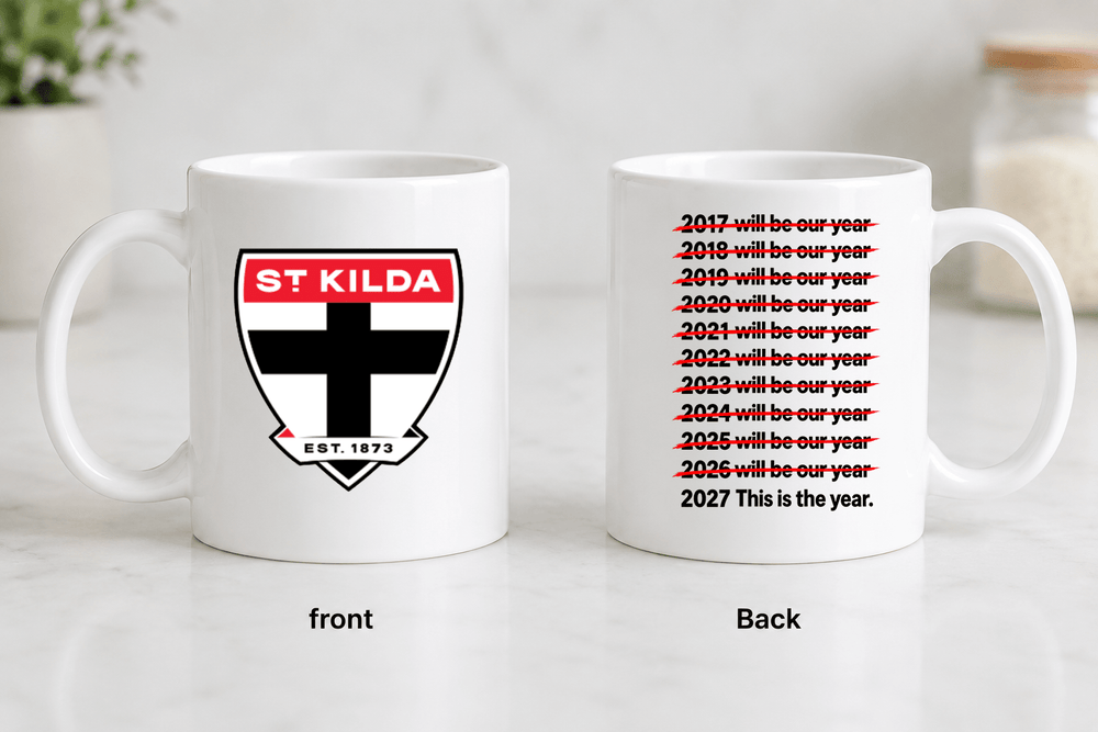 AFL 11oz Mug – Will Be Our Year | Built Different Goods - Built Different Goods
