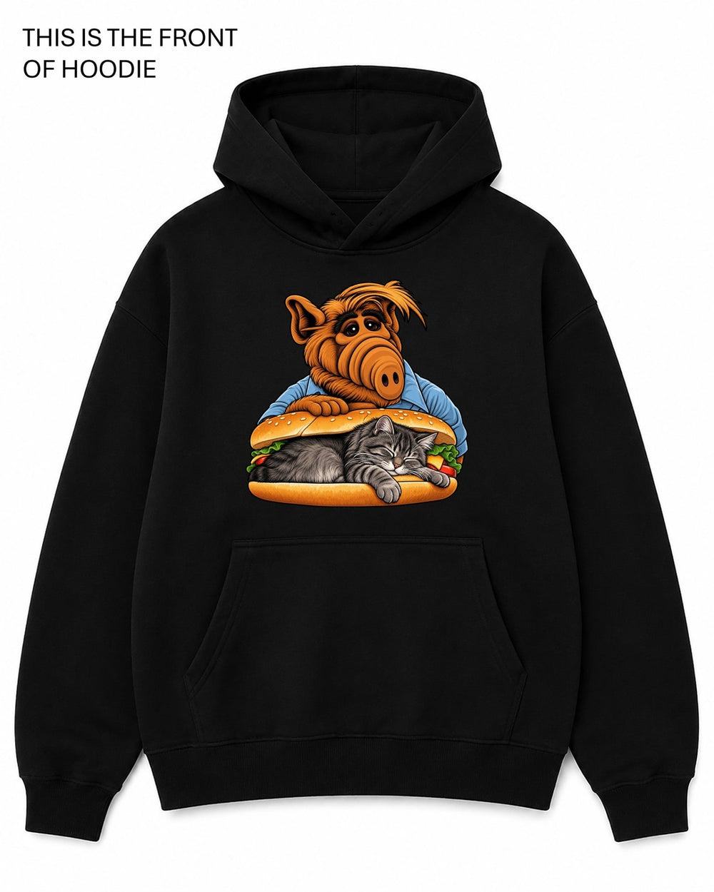 Alf Sandwich Graphic Hoodie - Built Different Goods