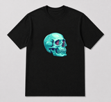Aqua Skull Graphic T-Shirt | Built Different Goods - Built Different Goods