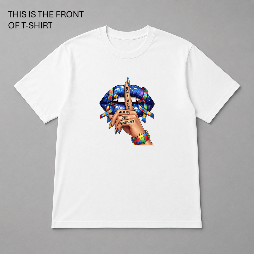 BDG Graphic T-Shirt - Autism, Don't Judge - Built Different Goods