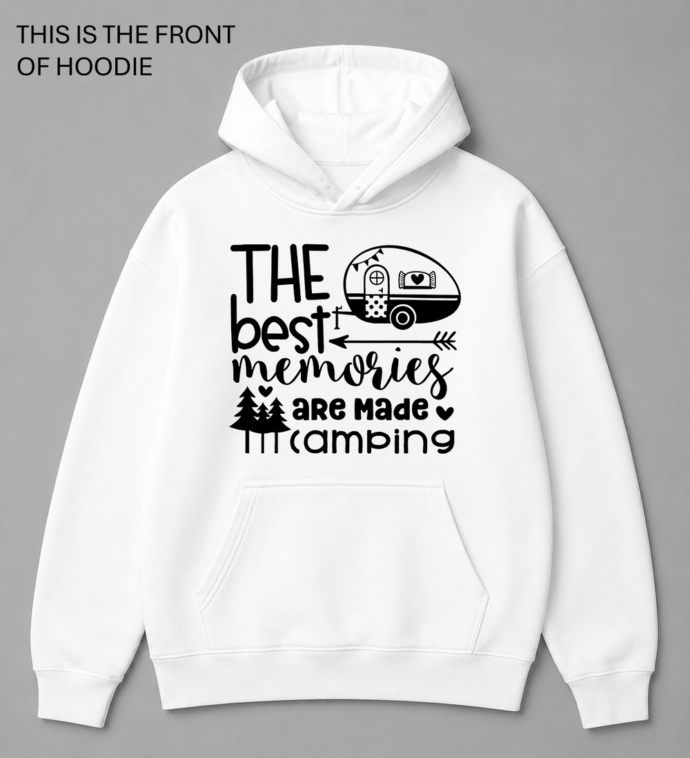 BDG Graphic Hoodie - Best Memories are Made Camping - Built Different Goods