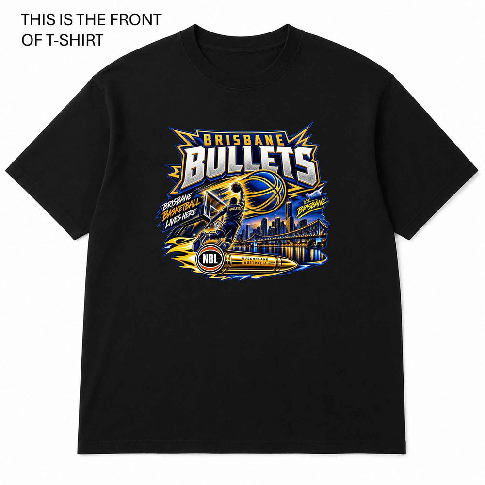 Brisbane Bullets NBL Graphic T-Shirt