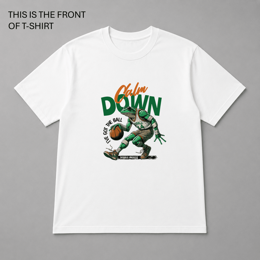 BDG Graphic T-Shirt - Calm Down Frog - Built Different Goods