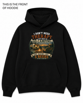 BDG Graphic Hoodie - Camping is my Therapy