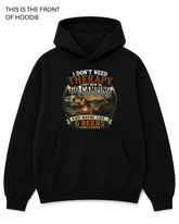 BDG Graphic Hoodie - Camping is my Therapy - Built Different Goods