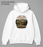 BDG Graphic Hoodie - Camping is my Therapy - Built Different Goods