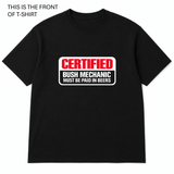 BDG Graphic T-Shirt - Certified Bush Mechanic - Built Different Goods