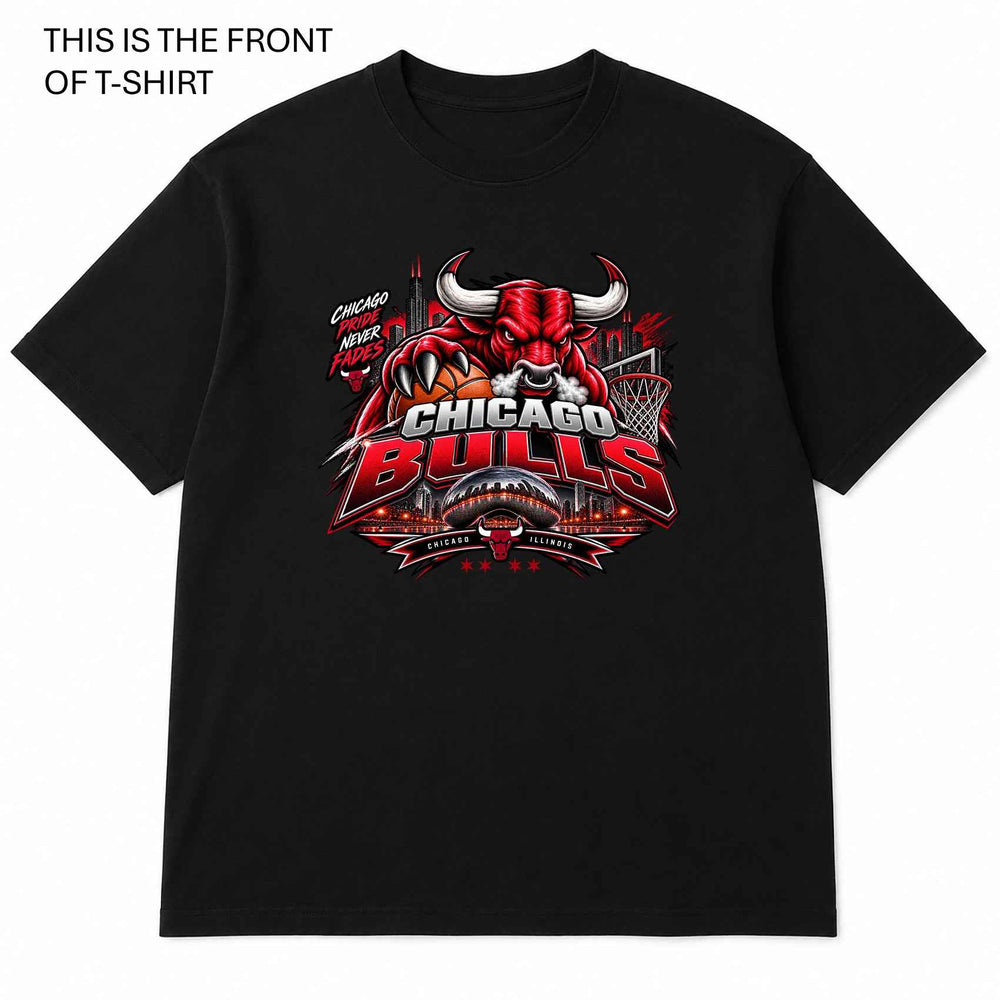 Chicago Bulls Graphic T-Shirt - Built Different Goods