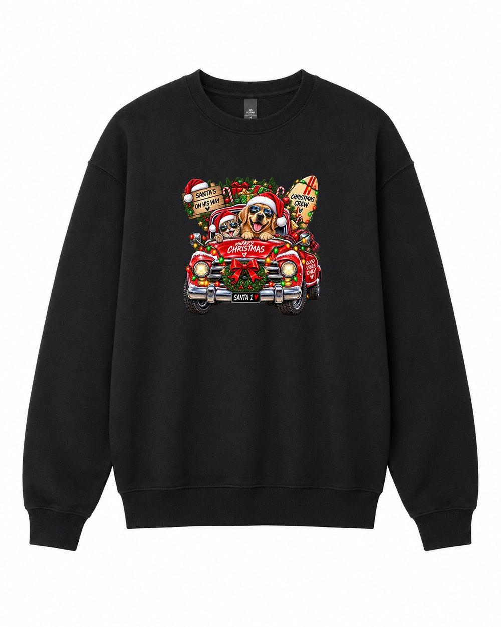 Christmas Crew Graphic Crewneck Sweatshirt - Built Different Goods