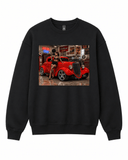 BDG Crew Neck Sweatshirt - Ford 1932, 3 Window Hot Rod - Built Different Goods