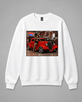 BDG Crew Neck Sweatshirt - Ford 1932, 3 Window Hot Rod - Built Different Goods