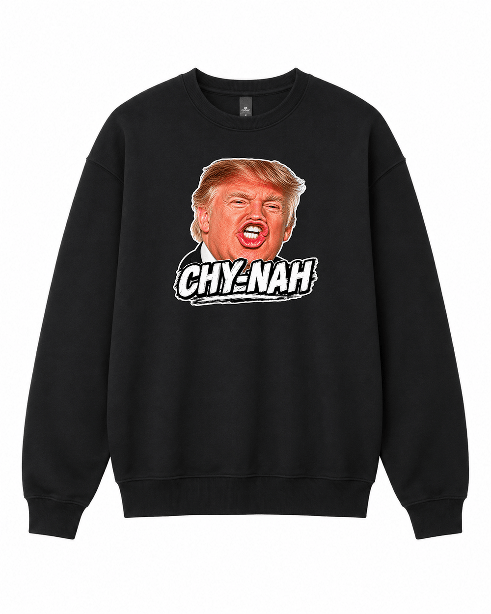BDG Crew Neck Sweatshirt - Trump CHY-NAH - Built Different Goods