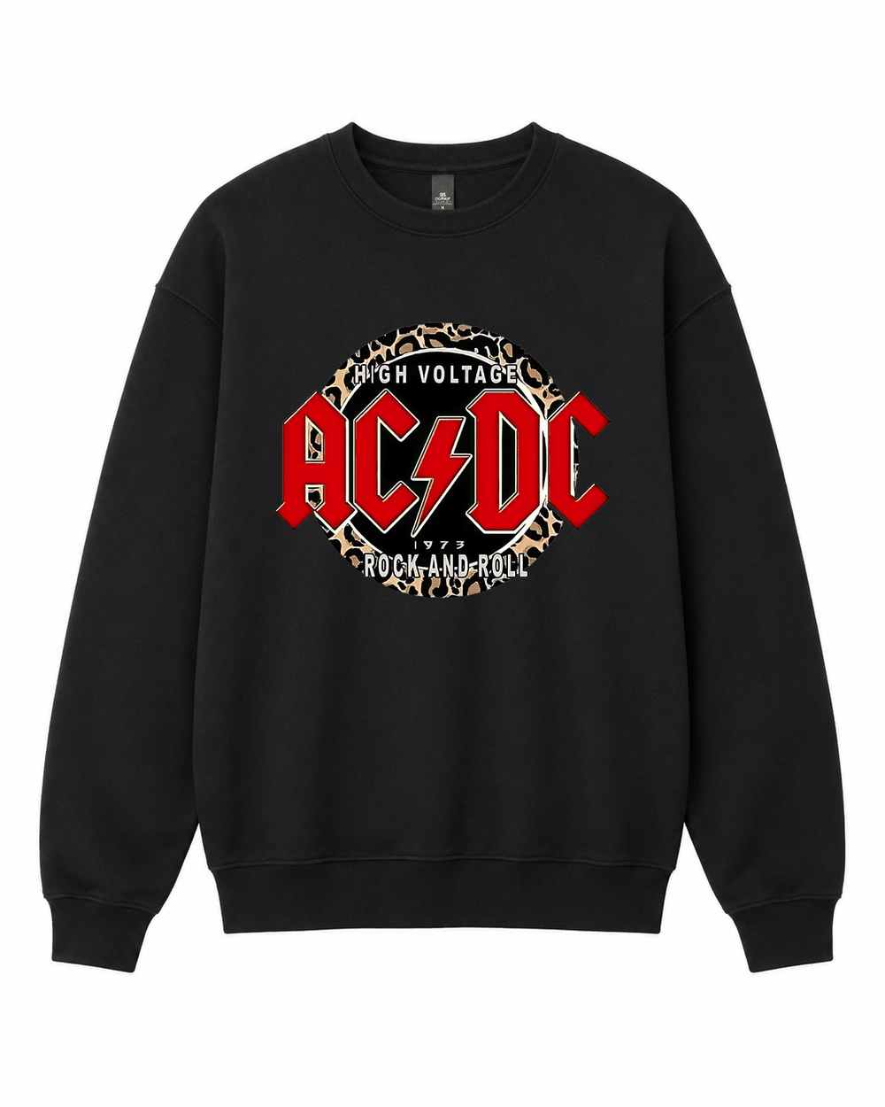 BDG Crew Neck Sweatshirt - ACDC - High Voltage - Built Different Goods