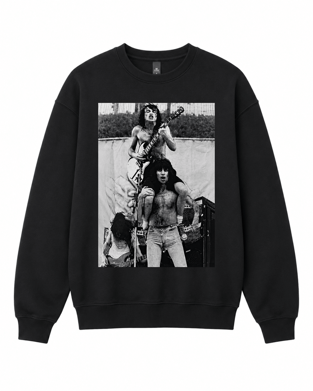 BDG Crew Neck Sweatshirt - Angus Young Bon Scott - Built Different Goods