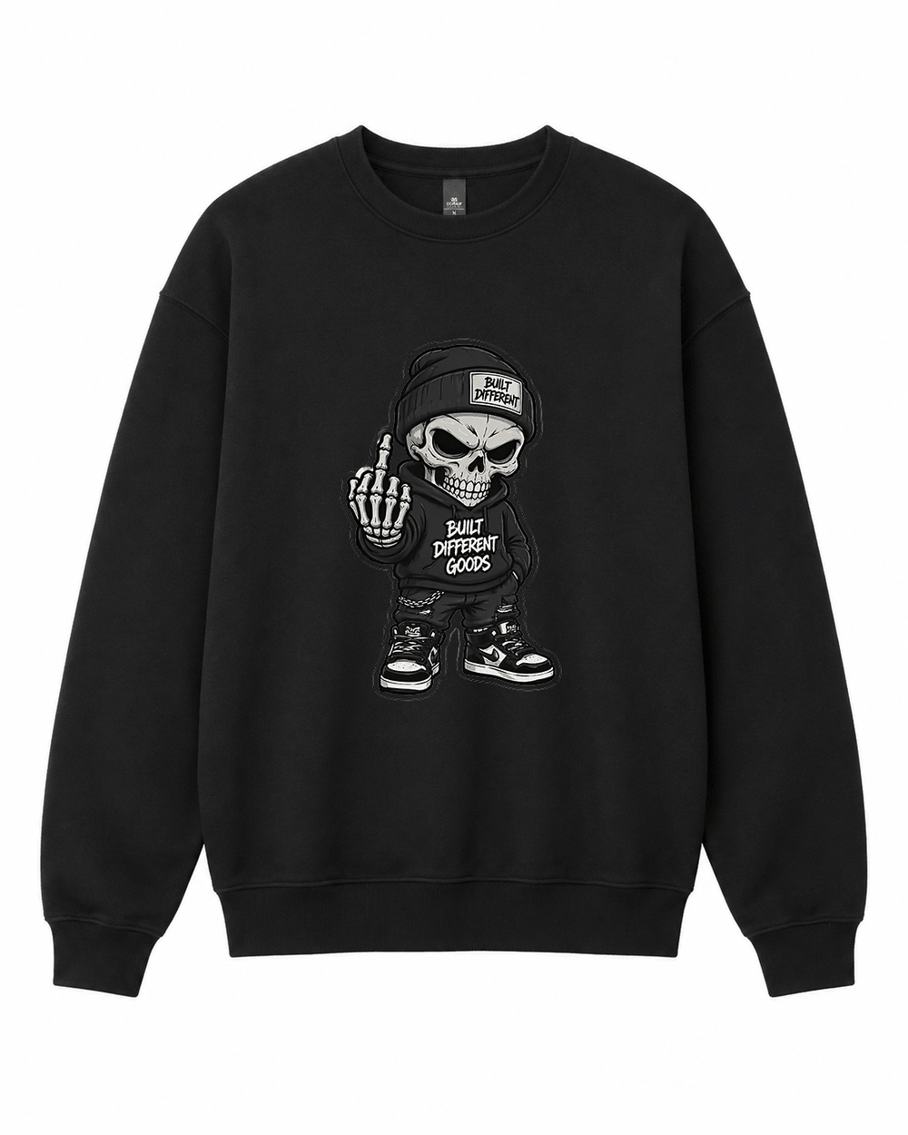 BDG Crew Neck Sweatshirt - BDG Skeleton - Built Different Goods