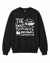 BDG Crew Neck Sweatshirt - Best Memories are Made Camping - Built Different Goods
