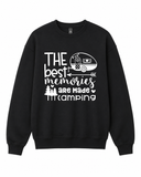 BDG Crew Neck Sweatshirt - Best Memories are Made Camping