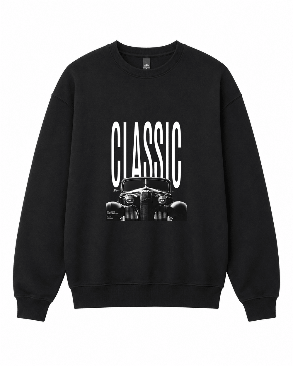 BDG Crew Neck Sweatshirt - Classic Car - Built Different Goods