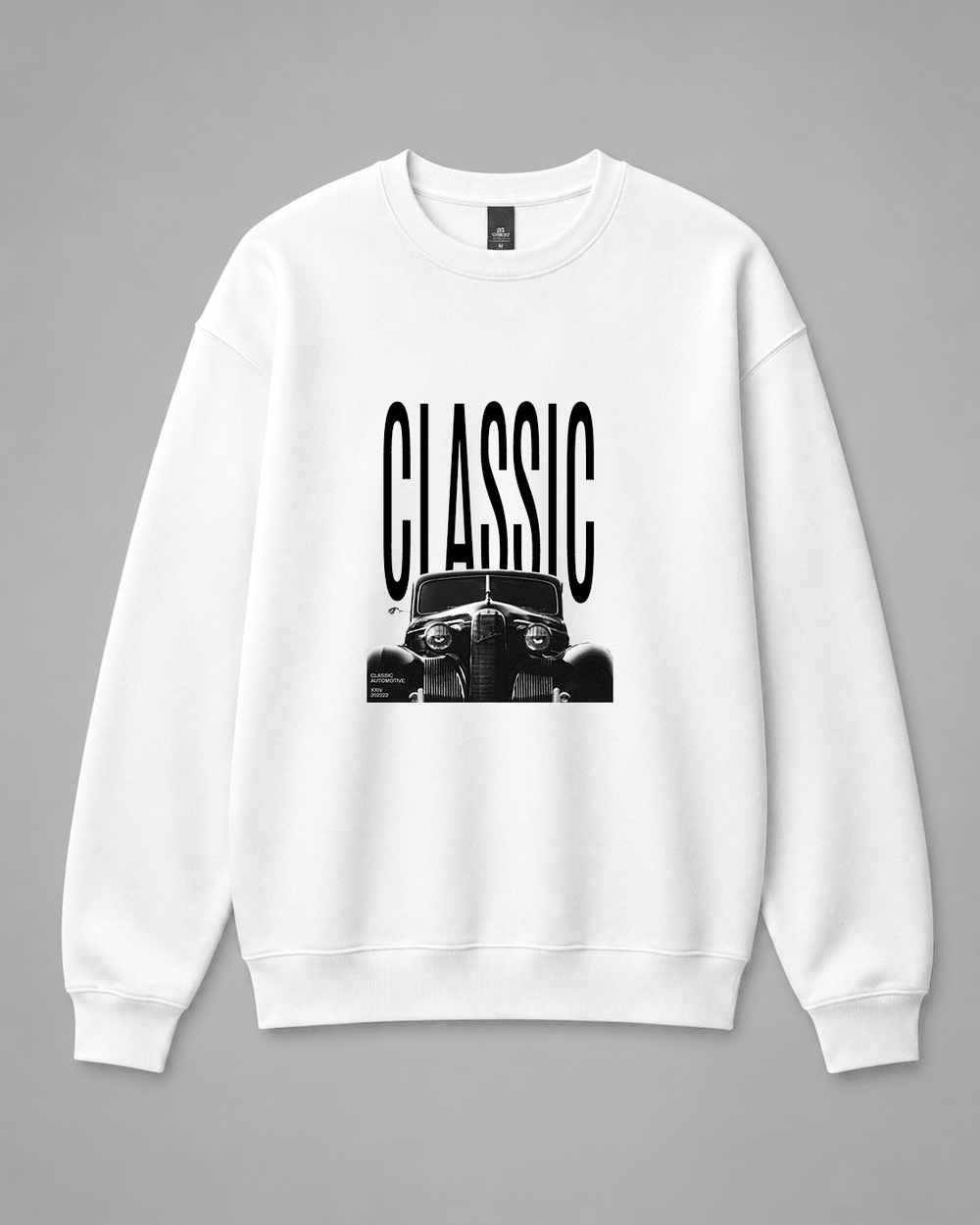 BDG Crew Neck Sweatshirt - Classic Car - Built Different Goods