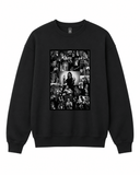 BDG Crew Neck Sweatshirt - Collage- music finger - Built Different Goods