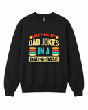 BDG Crew Neck Sweatshirt - Dad Jokes - Built Different Goods