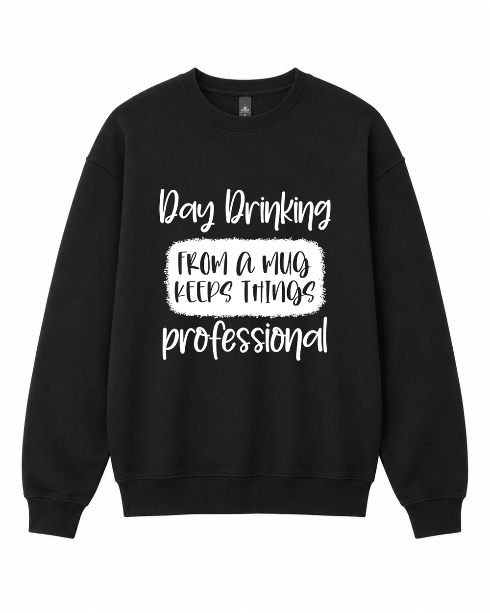 BDG Crew Neck Sweatshirt - Day Drinking - Built Different Goods