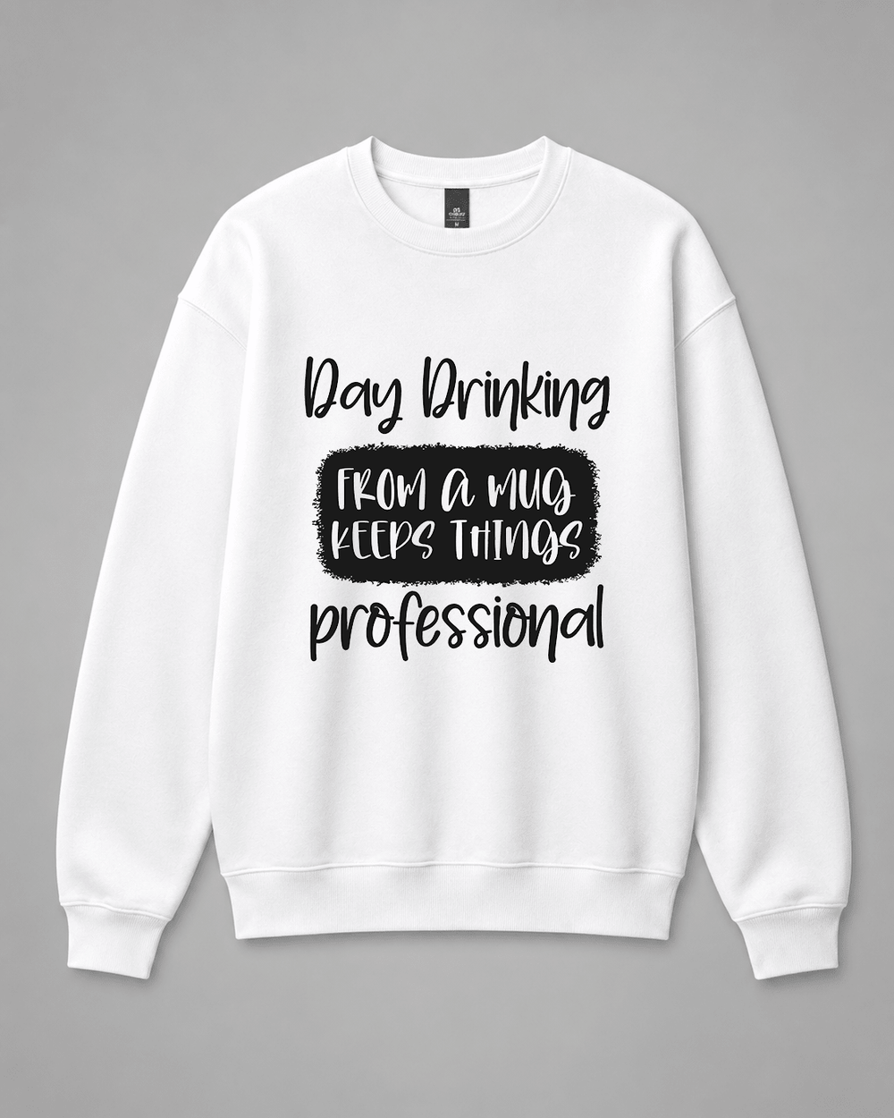 BDG Crew Neck Sweatshirt - Day Drinking - Built Different Goods