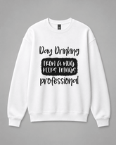BDG Crew Neck Sweatshirt - Day Drinking - Built Different Goods