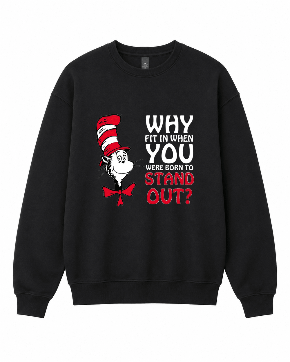 BDG Crew Neck Sweatshirt - Dr Seuss - Built Different Goods