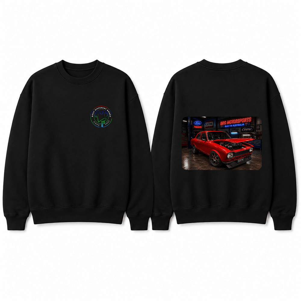 BDG Crew Neck Sweatshirt - 1973 Ford Escort - Built Different Goods