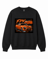 BDG Crew Neck Sweatshirt - Ford FPV FG Super Pursuit Ute - Built Different Goods