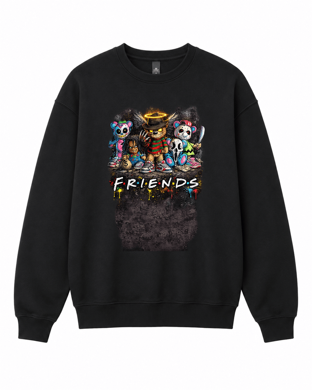 BDG Crew Neck Sweatshirt - Freddie And Friends - Built Different Goods
