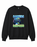 BDG Crew Neck Sweatshirt - Gamers Don't Die, We Respawn - Built Different Goods