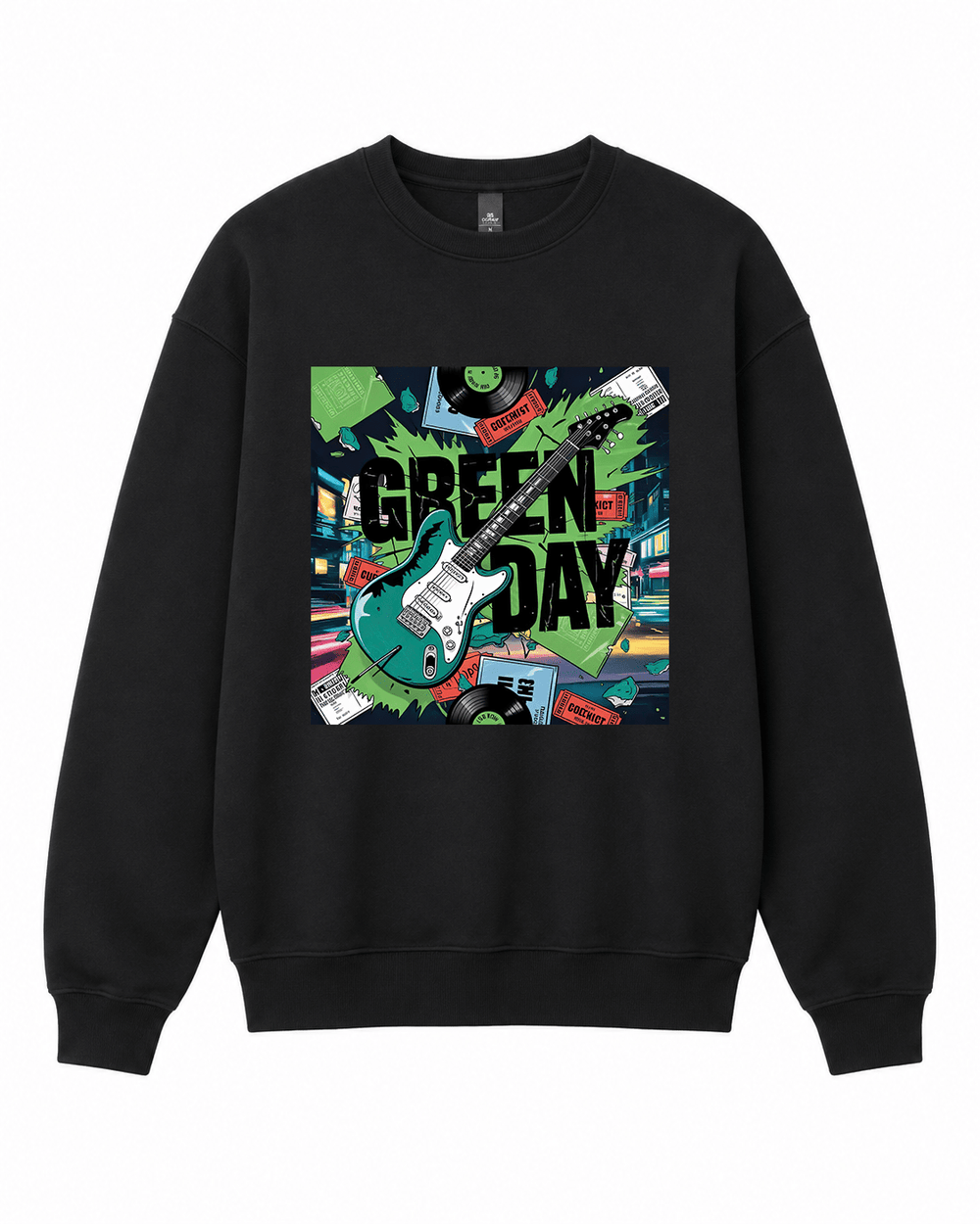 BDG Crew Neck Sweatshirt - Greenday - Built Different Goods