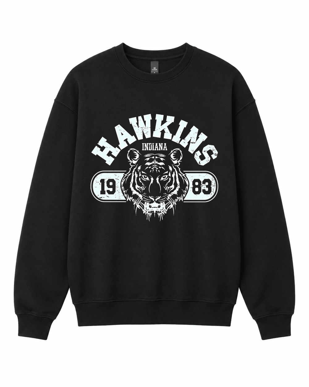 BDG Crew Neck Sweatshirt - Stranger Things - Hawkins Indiana - Built Different Goods