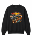 BDG Crew Neck Sweatshirt - Hot Wheels - Built Different Goods