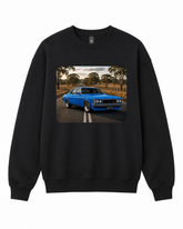 BDG Crew Neck Sweatshirt - Holden HZ GTS On Road