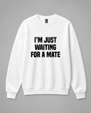 BDG Crew Neck Sweatshirt - Just Waiting for a Mate - Built Different Goods