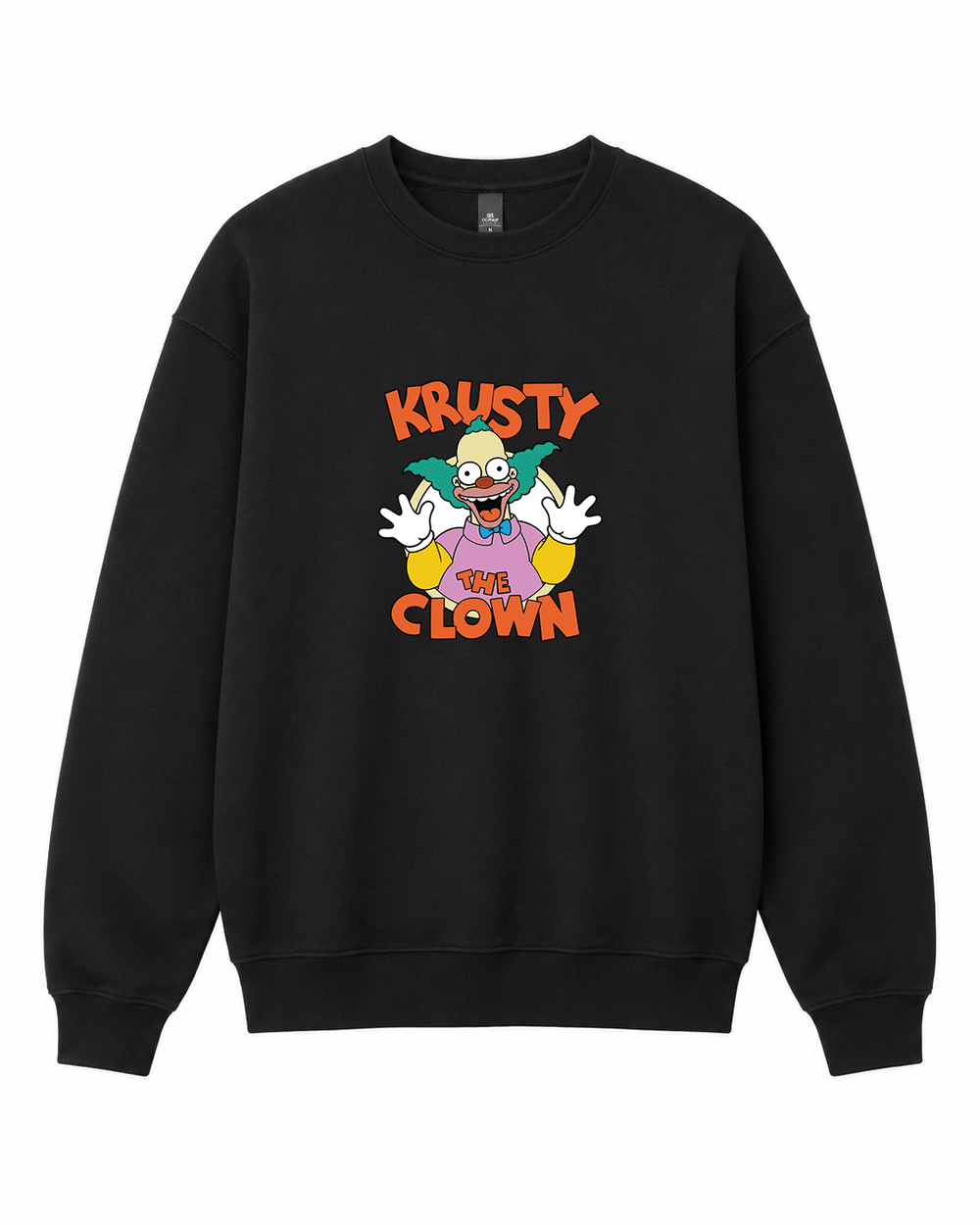 Krusty the Clown Graphic Crewneck Sweatshirt - Built Different Goods