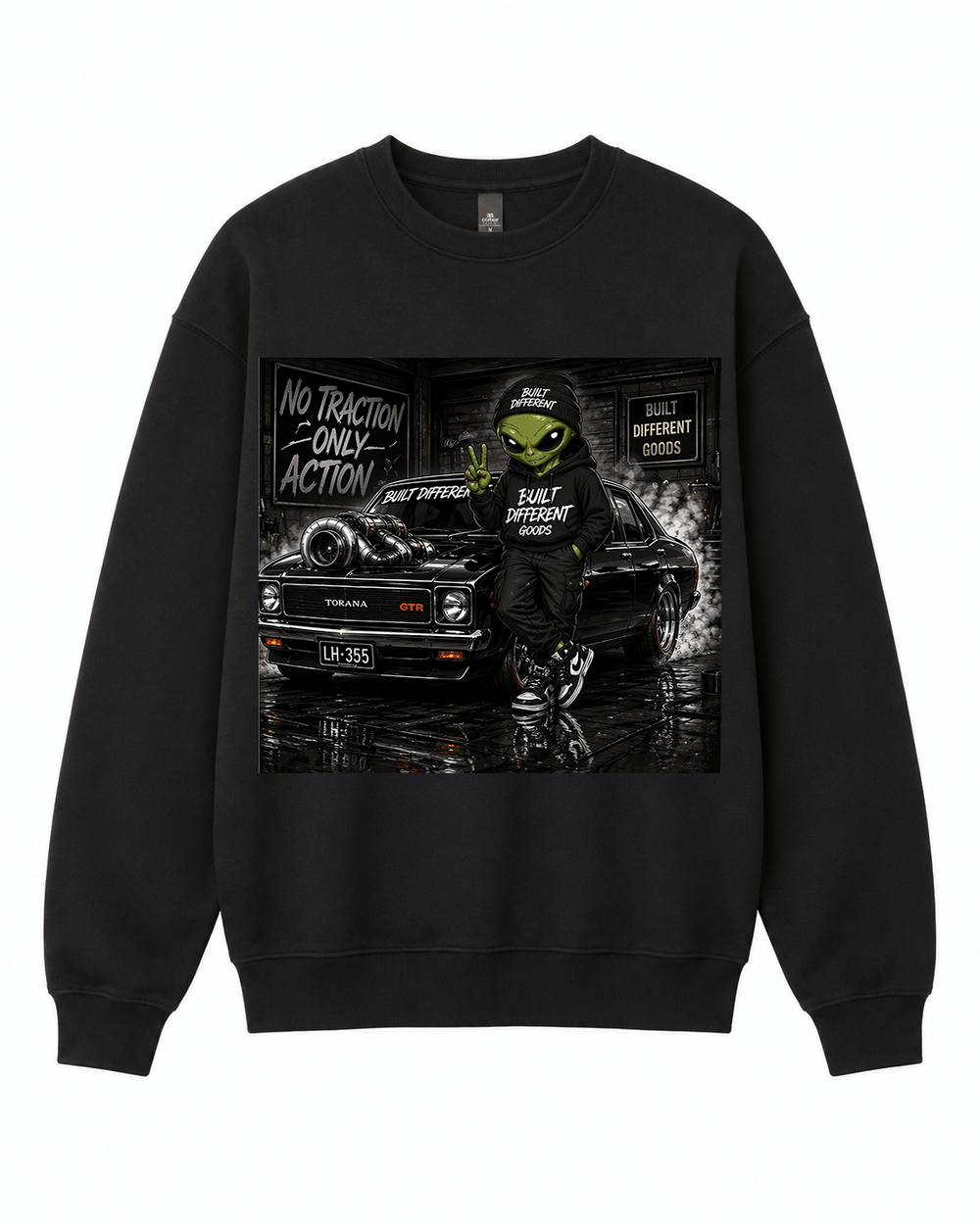 BDG Crew Neck Sweatshirt - Holden Torana LH 355 - Built Different Goods