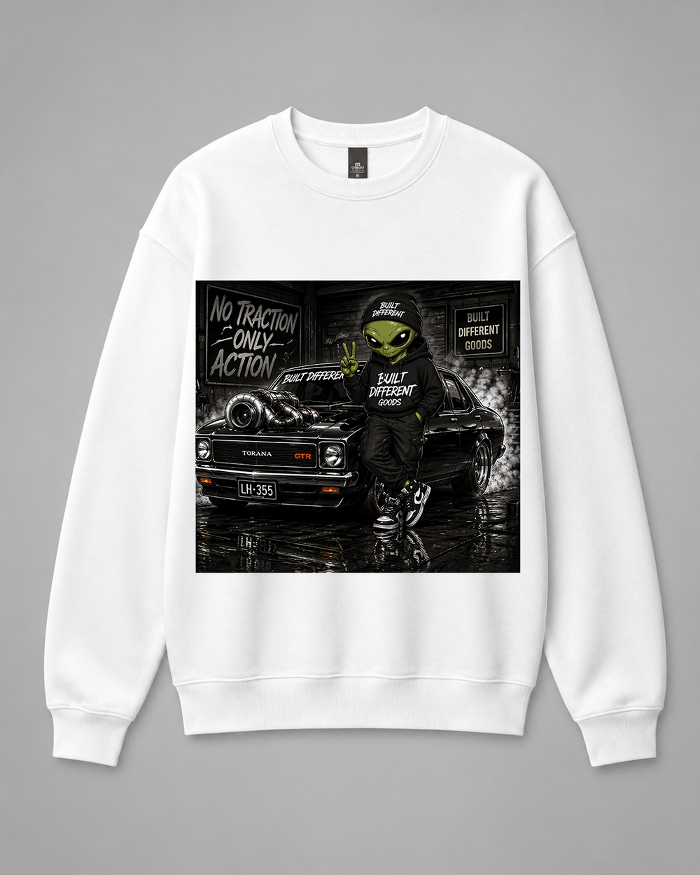 BDG Crew Neck Sweatshirt - Holden Torana LH 355 - Built Different Goods