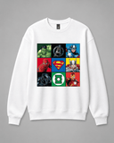 BDG Crew Neck Sweatshirt - DC and Marvel rival - Built Different Goods