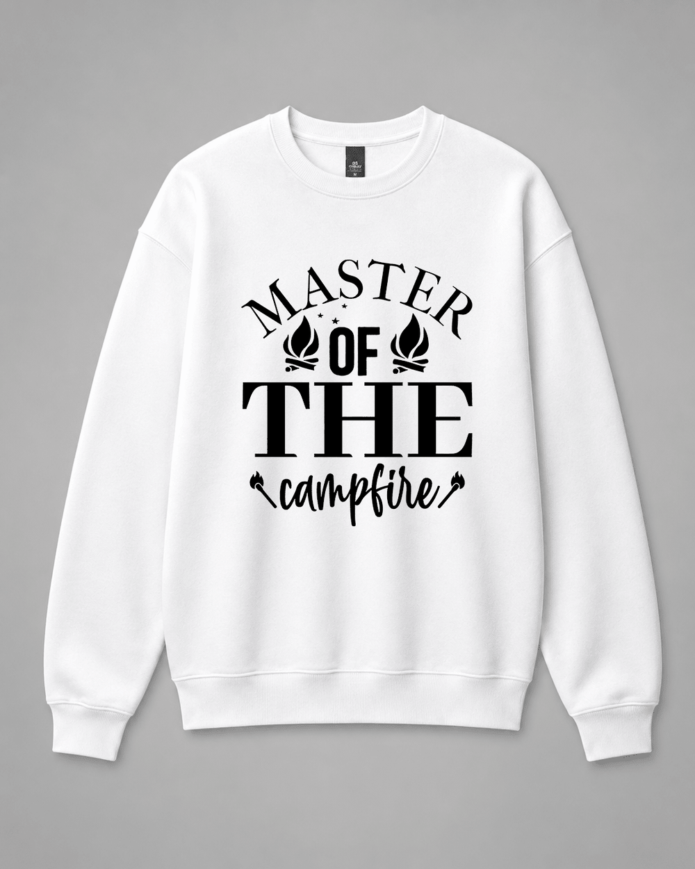 BDG Crew Neck Sweatshirt - Master of the Campfire - Built Different Goods