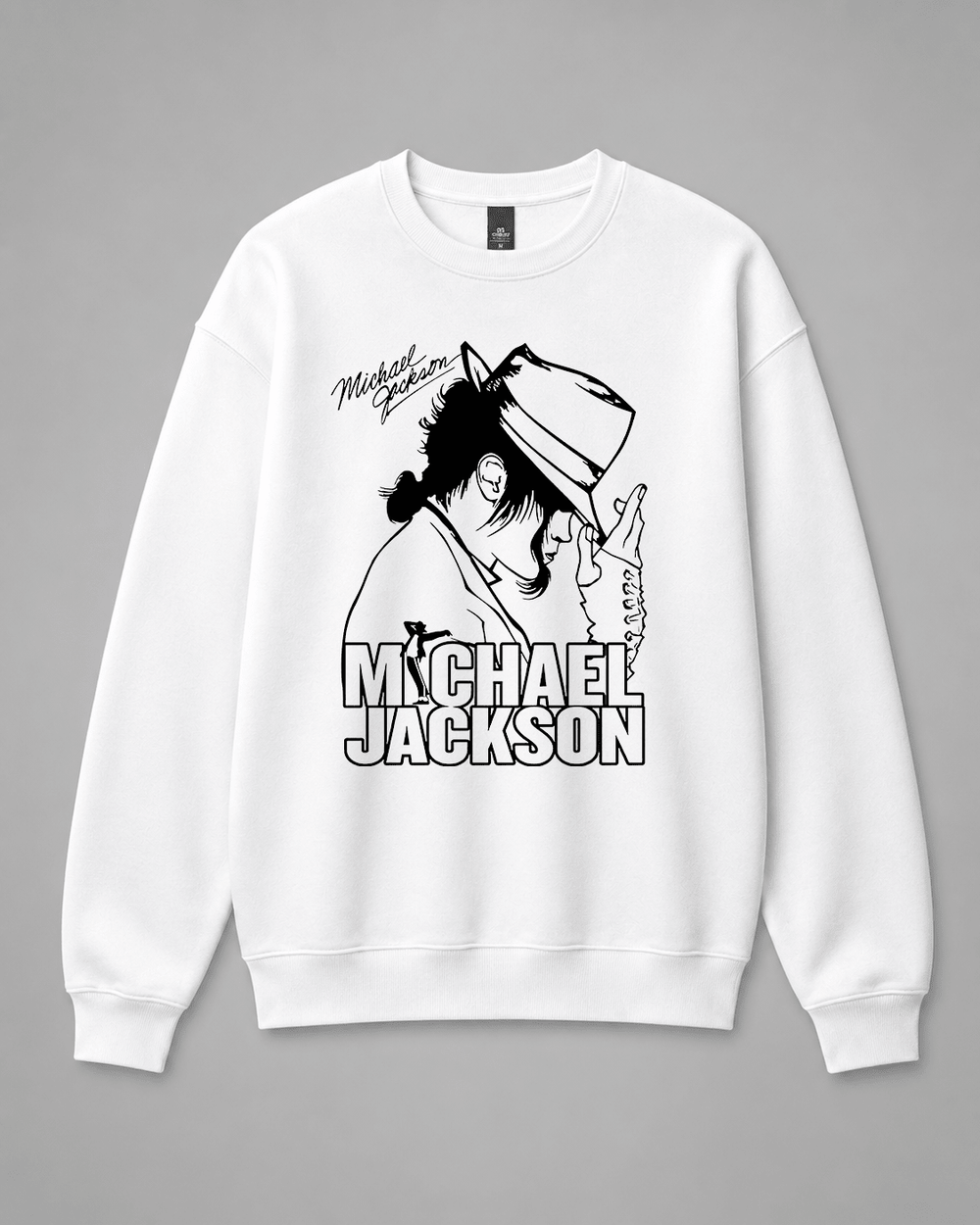 BDG Crew Neck Sweatshirt - Michael Jackson 1 - Built Different Goods