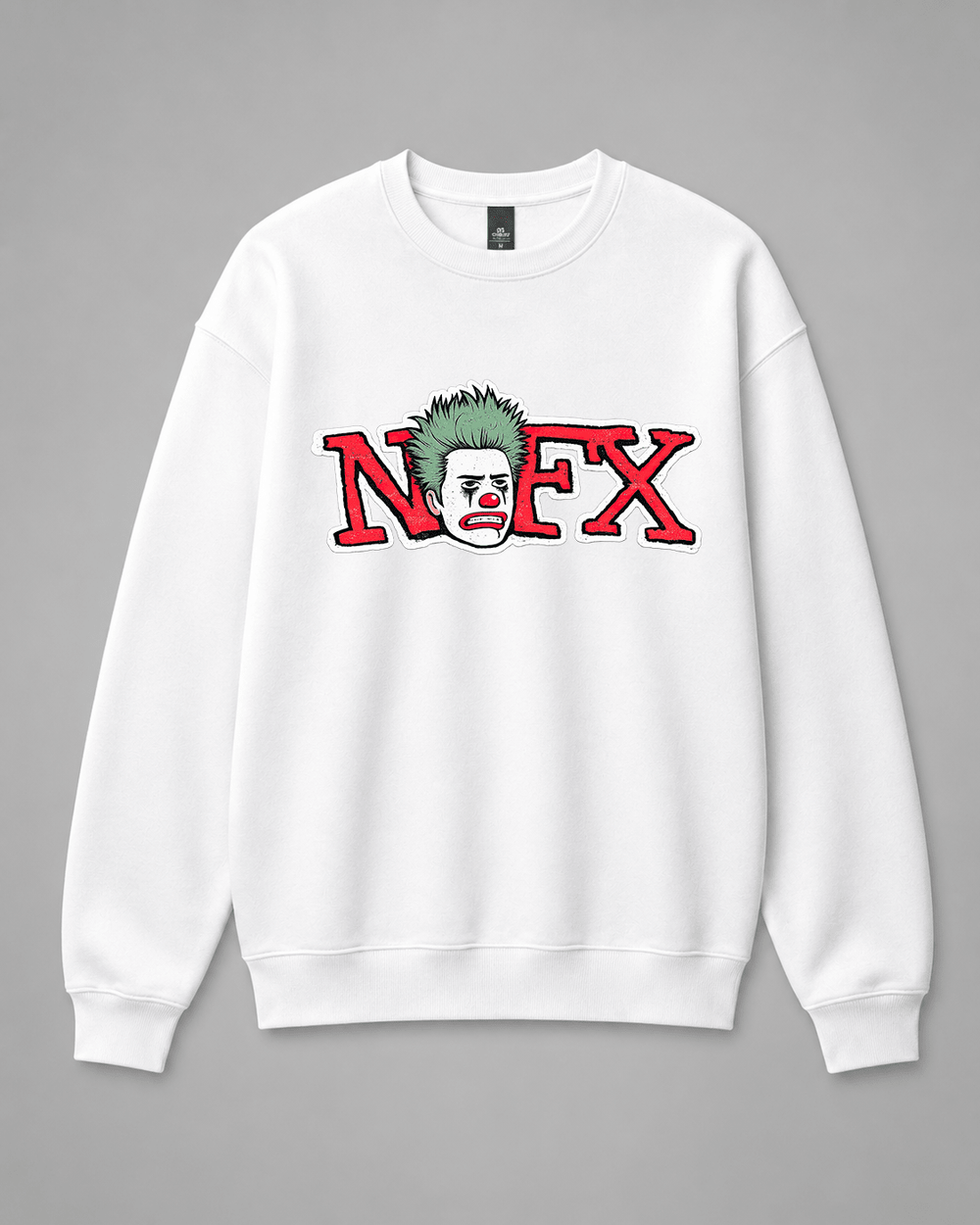 BDG Crew Neck Sweatshirt - NOFX Cokey the Clown - Built Different Goods