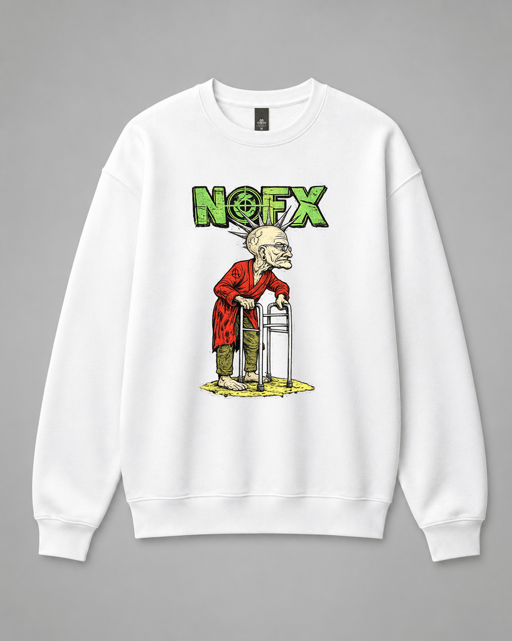 BDG Crew Neck Sweatshirt - NOFX Elder - Built Different Goods