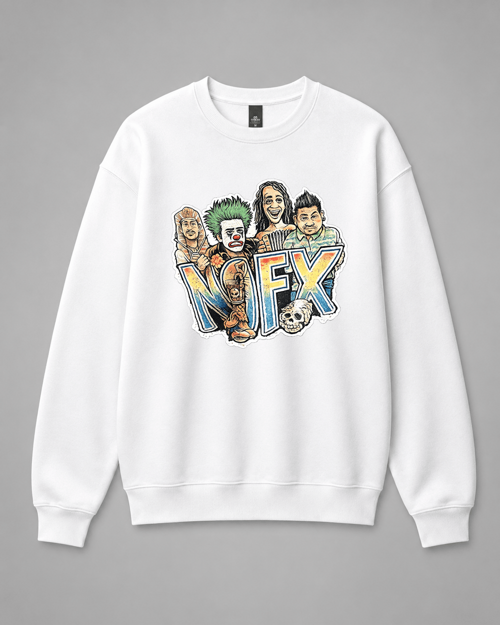 BDG Crew Neck Sweatshirt - NOFX - Built Different Goods